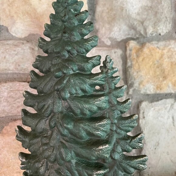 Vtg 1994 Santa's Best Christmas In Vermont Hand Painted Trees Christmas 12"x6" - Picture 4 of 9